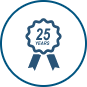 25 Years Of Experience icon 25 Years Of Experience icon