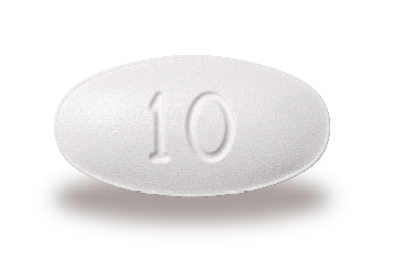 Dosing 10 milligram Lipitor Atorvastatin Calcium Pill